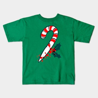 Christmas Shiv, Candy Cane Kids T-Shirt